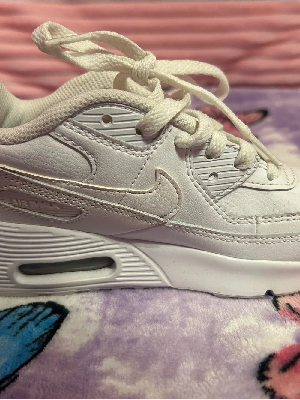Nike Air Max 90 EasyOn Boys’ Preschool sneakers – White, Size 1.5